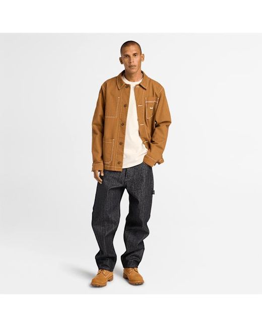Timberland Brown Chore Canvas Jacket
