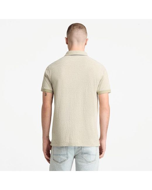 Timberland Natural Baboosic Brook Oxford Short-Sleeve Polo For for men