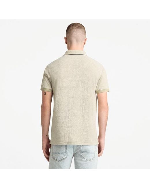 Timberland Natural Baboosic Brook Oxford Short-Sleeve Polo For for men