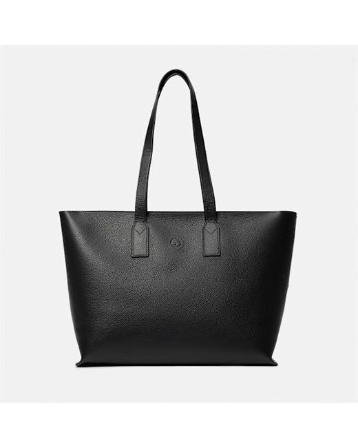 Timberland Black Tuckerman Leather Tote Bag