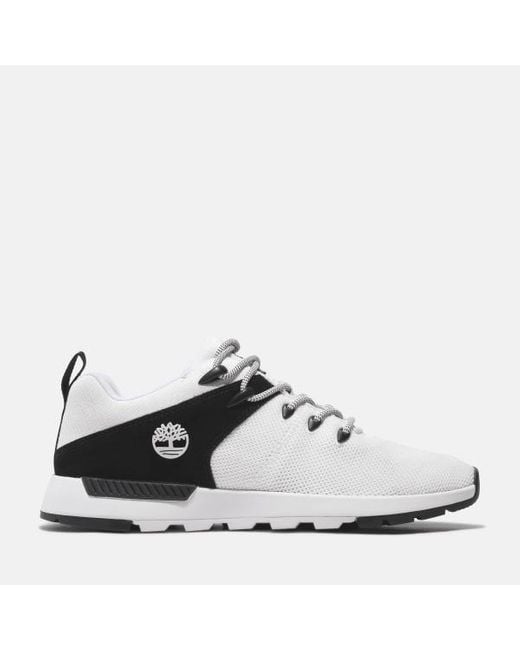 Timberland Sprint Trekker Lace-up Low Trainer For Men In White, Man, White, Size: 6.5 for men