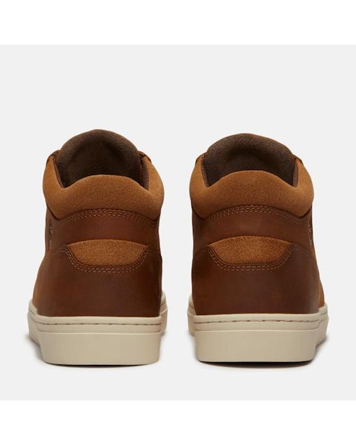 Timberland Brown Lisbon Hill Mid Trainer For for men