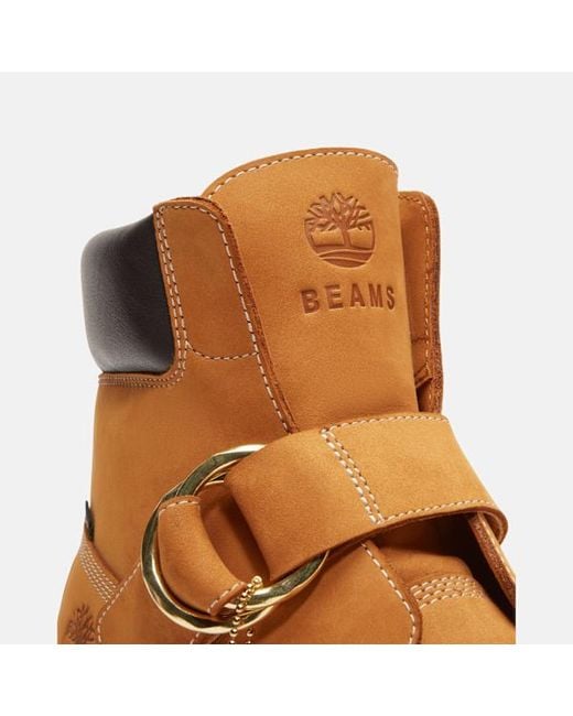 Timberland Brown X Beams Buckle Boot With Gore-Tex Membrane For for men