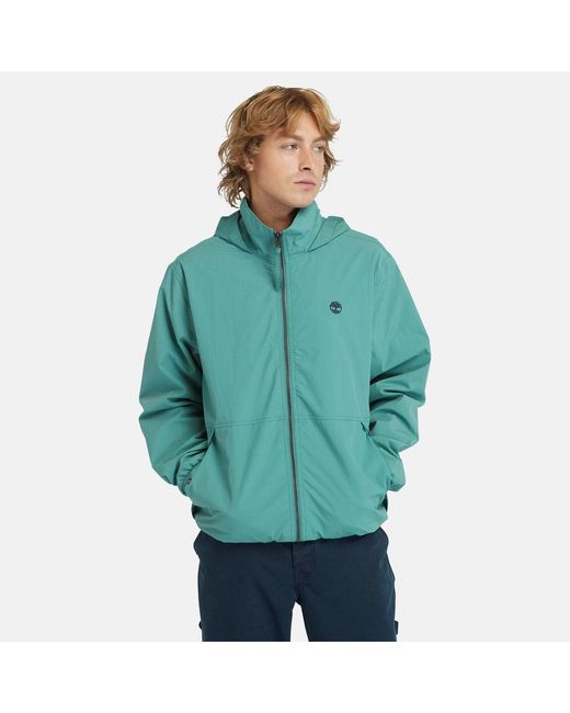 Timberland Green Water-resistant Bomber Jacket for men