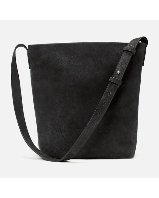 Timberland Black Soft Leather Shoulder Bag