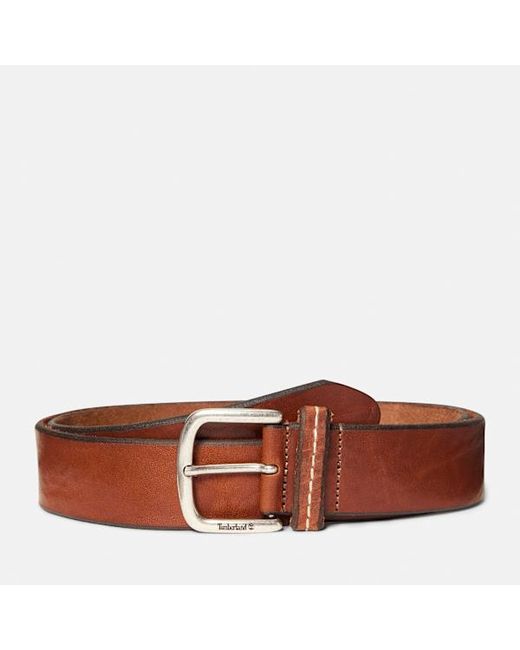 Timberland Brown Mascoma Leather Belt For for men