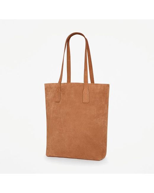 Timberland Brown Soft Leather Tote Bag For