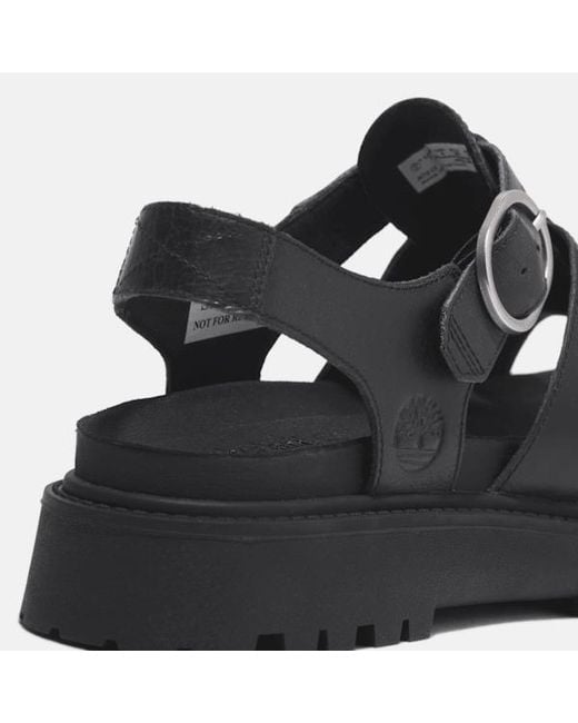 Timberland Black Clairemont Way Fisherman Sandal For