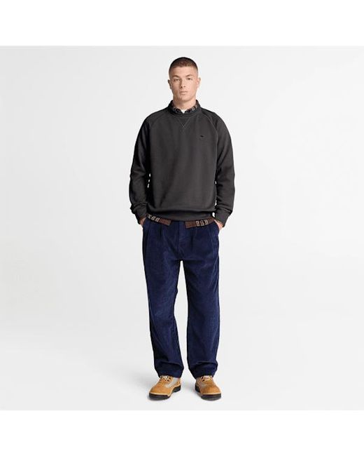 Timberland Black Exeter River Crew Sweatshirt For for men