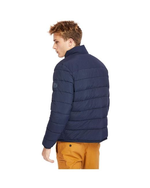 Timberland Blue Garfield Funnel-neck Quilted Jacket for men