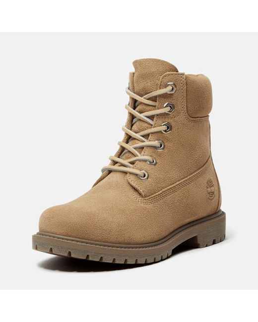 Timberland Brown Mix Tape 6-Inch Waterproof Boot For