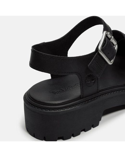 Timberland Black Gladiator Flat Sandal