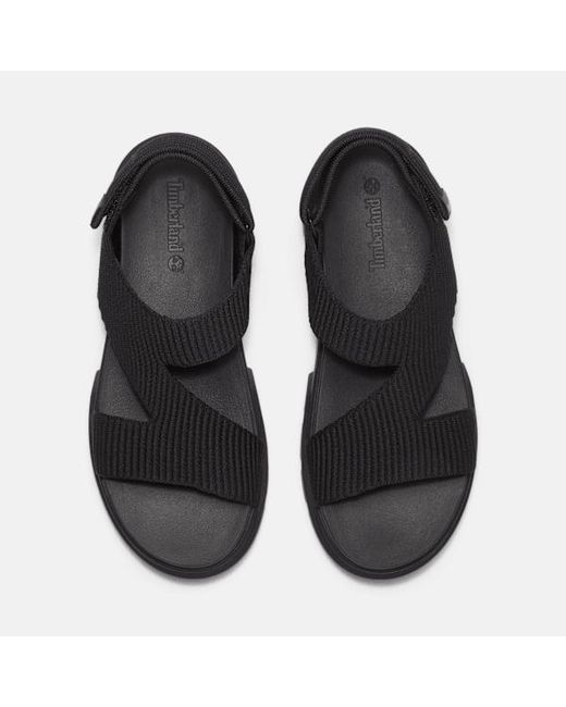 Timberland Black Greyfield Backstrap Sandal