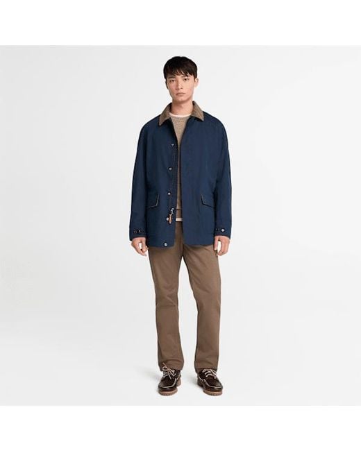 Timberland Wenham Waterproof Barn Coat For Men In Dark Blue, Man, Blue, Size: 3xl for men