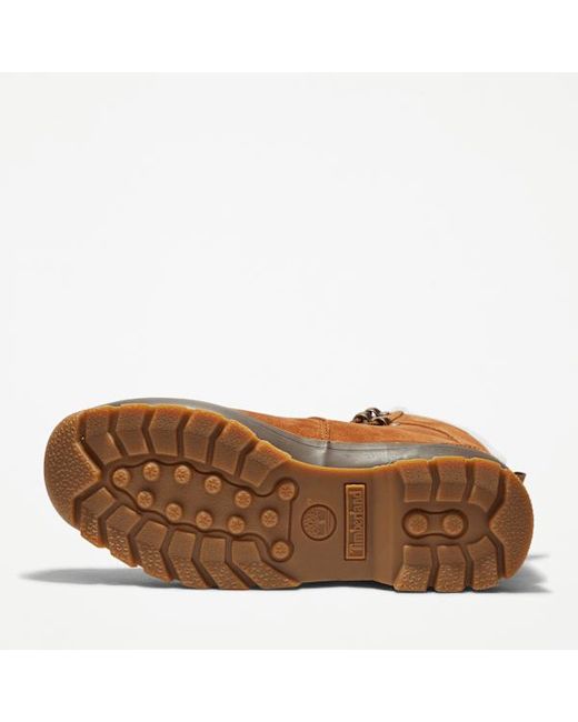 Timberland Brown Euro Hiker Waterproof Fur-Lined Boots For