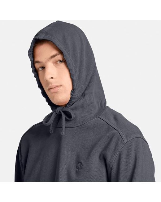 Timberland Gray Merrymack River Garment Dyed Hoodie For for men