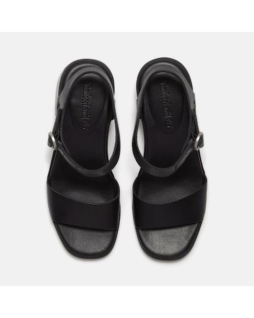 Timberland Black Bellevaux Backstrap Sandal For