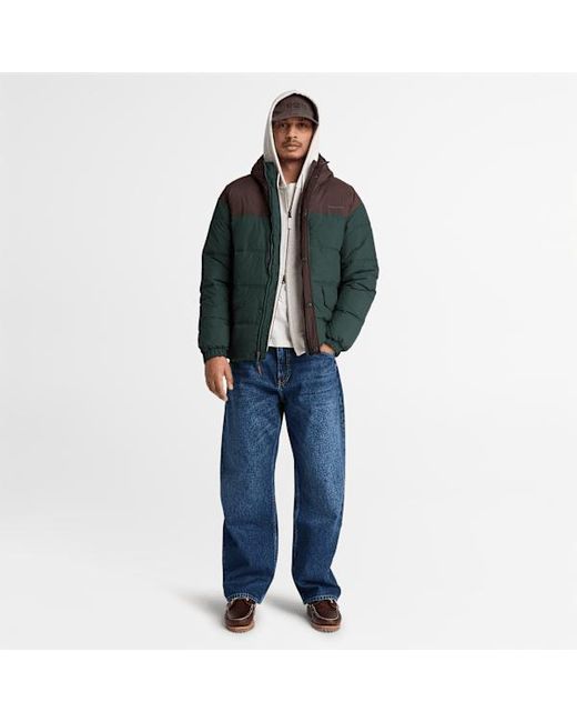 Timberland Green Water Repellent Puffer Jacket For for men