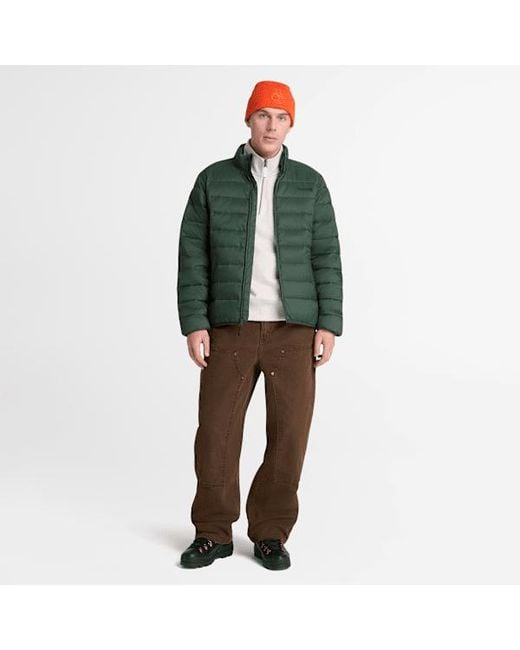 Timberland Green Lightweight Puffer Jacket For for men