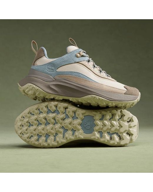 Timberland Natural Year Of The Snake Motion Access Low Lace Up Waterproof Trainer For Women In Beige, Woman, Beige, Size: 4