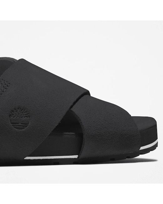 Timberland Black Malibu Waves Basic Backstrap Sandal For