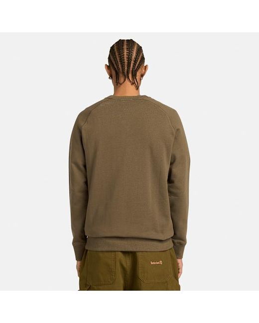 Timberland Green Exeter River Crewneck Sweatshirt For for men