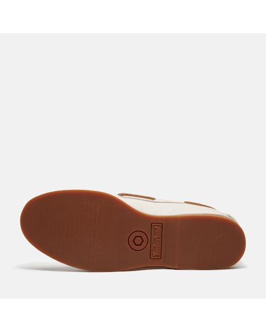 Timberland White Classic Boat Shoe For