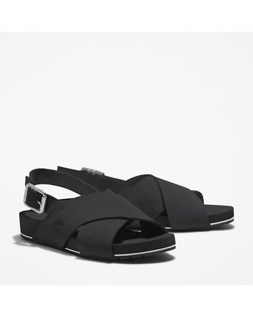 Timberland Black Malibu Waves Basic Backstrap Sandal For
