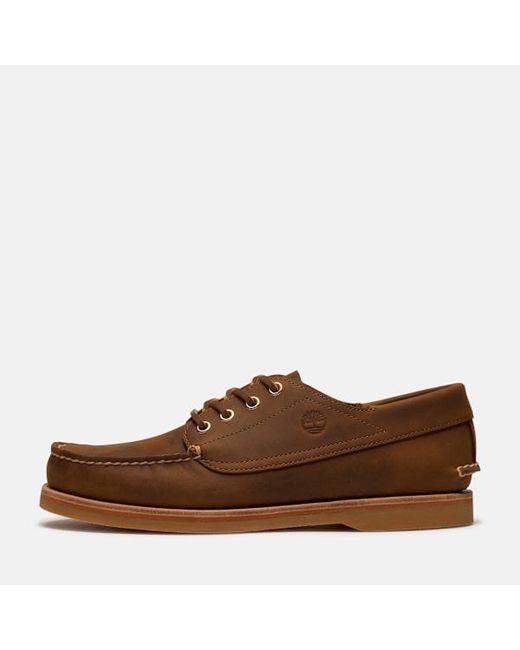 Timberland Brown Crafted Boat Shoe For for men