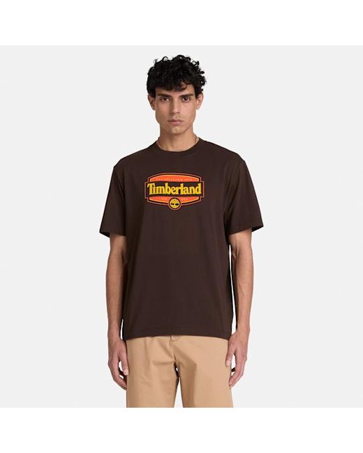 Timberland Brown Heritage Seal Short-Sleeve T-Shirt For for men