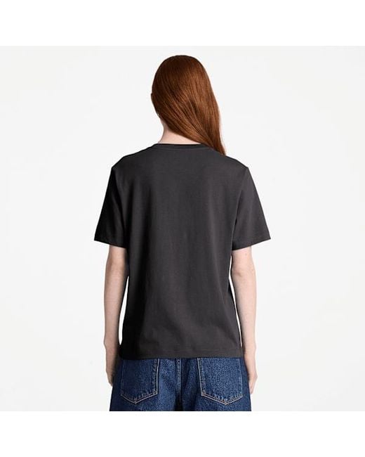 Timberland Black Crafted Crew Short-Sleeve T-Shirt For