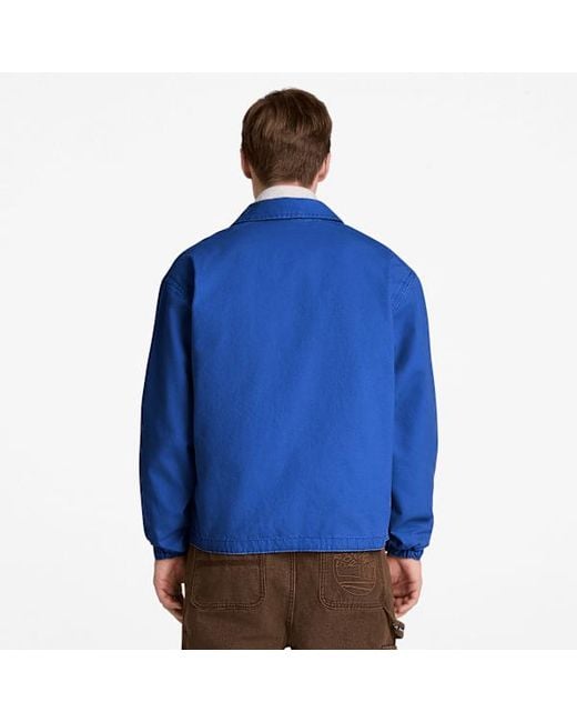 Timberland Blue Coach Jacket For for men