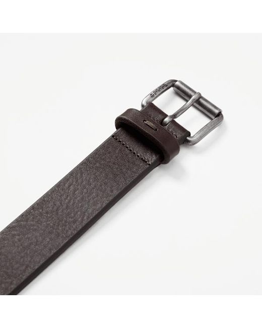 Timberland Brown Errex Leather Belt For for men