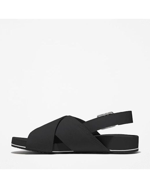 Timberland Black Malibu Waves Basic Backstrap Sandal For