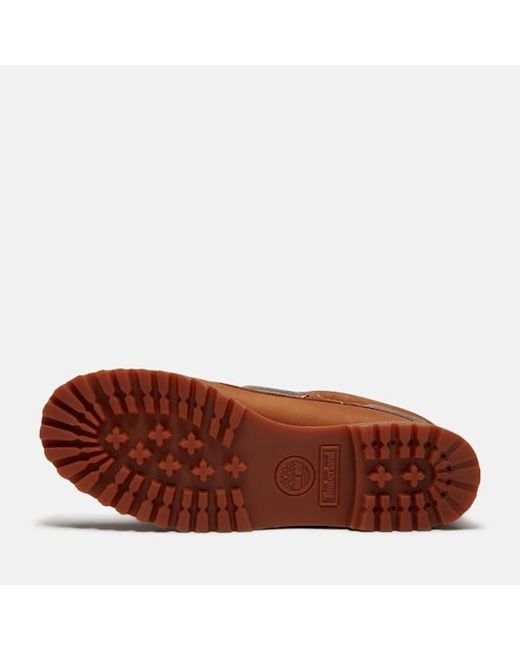 Timberland Brown Authentic 3-Eye Boat Shoe For