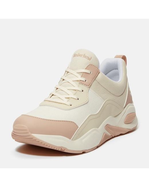 Timberland Pink Delphiville Low Lace-Up Trainer For