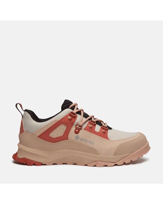 Timberland Brown Lincoln Peak Low Lace-up Hiking Boot For Women Red, Woman, Red, Size: 4