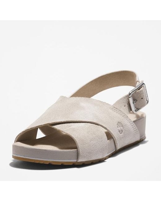 Timberland White Malibu Waves Basic Backstrap Sandal For