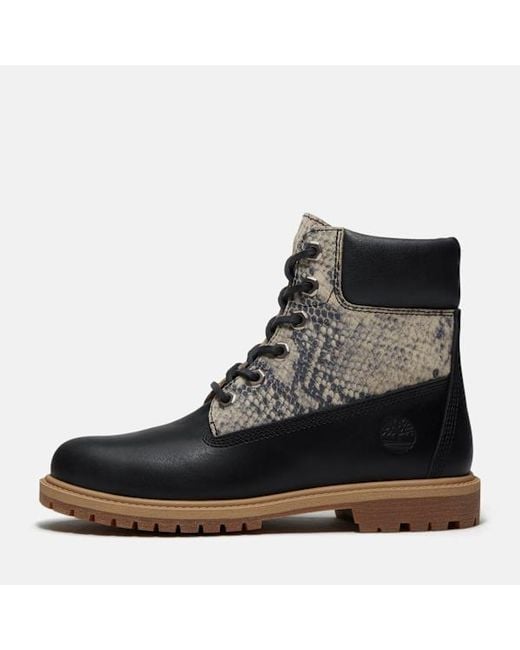 Timberland Black Premium Suede 6-Inch Boot For