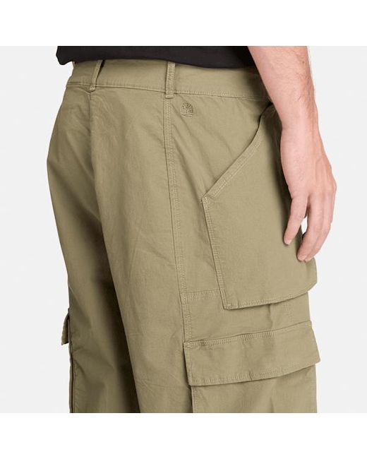 Timberland Green Woven Utility Trouser For
