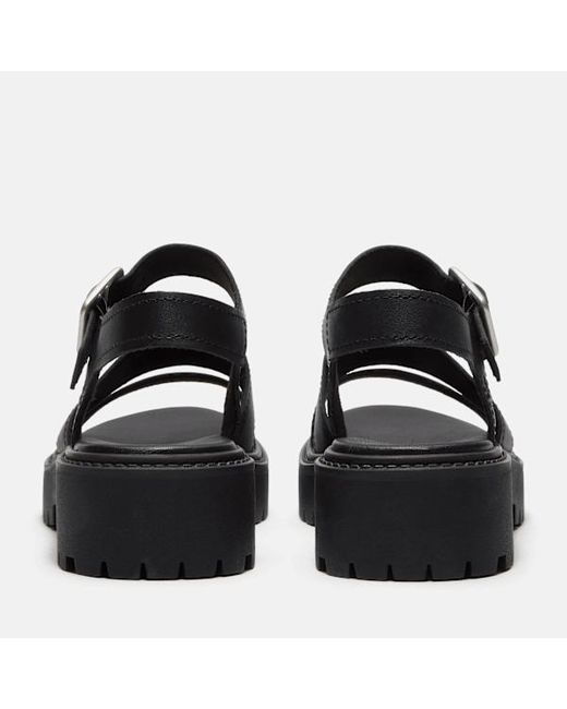 Timberland Black Gladiator Flat Sandal