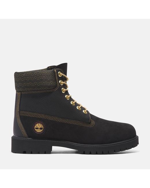 Timberland Black Lunar New Year Heritage 6 Inch Lace-up Waterproof Boot for men