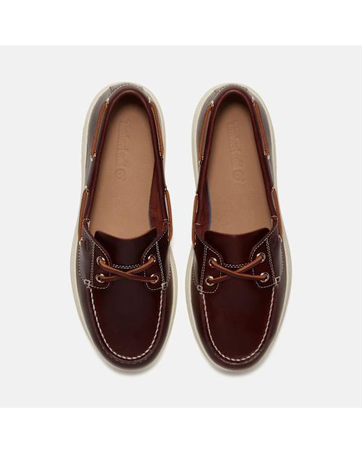 Timberland Brown Portofino Pier Boat Shoe For