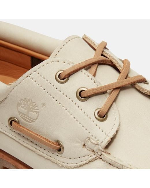 Timberland Natural Lake House 3-Eye Lug Boat Shoe For for men