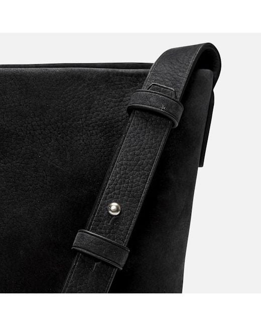 Timberland Black Soft Leather Shoulder Bag