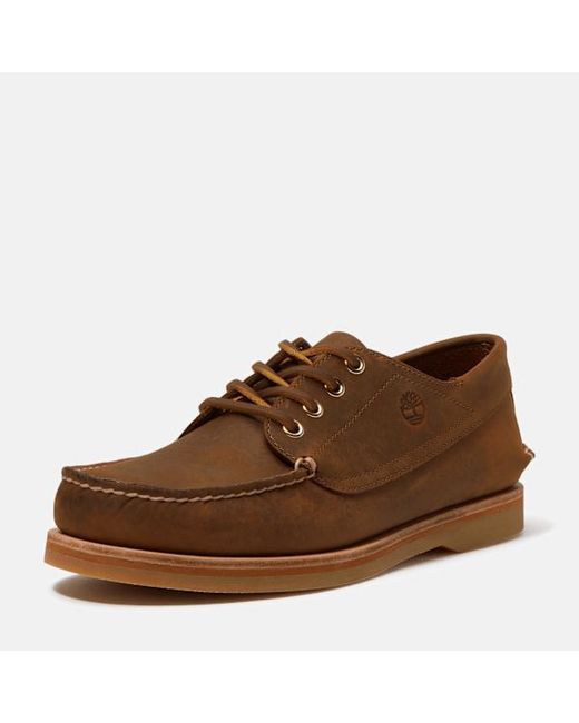 Timberland Brown Crafted Boat Shoe For for men