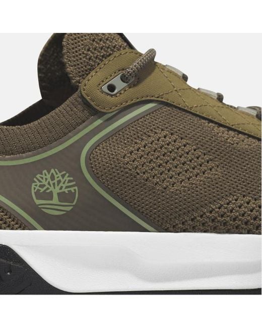 Timberland Greenstride Motion 6 Low Lace-up Trainer For Men In Green, Man, Green, Size: 6.5 for men