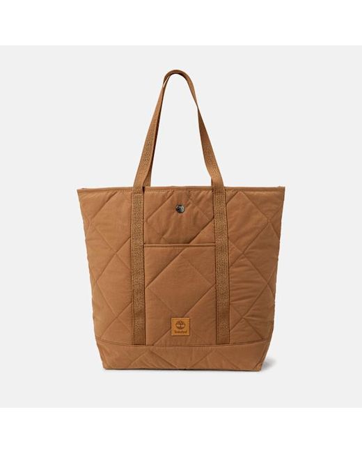 Timberland Brown Quilted Easy Tote