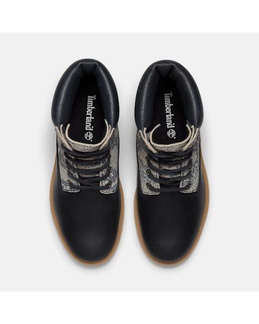 Timberland Black Premium Suede 6-Inch Boot For