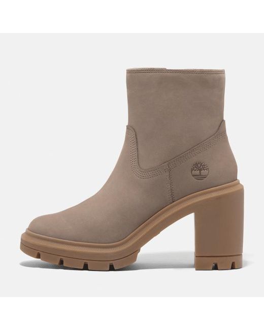 Timberland Brown Allington Heights Mid Zip Boot